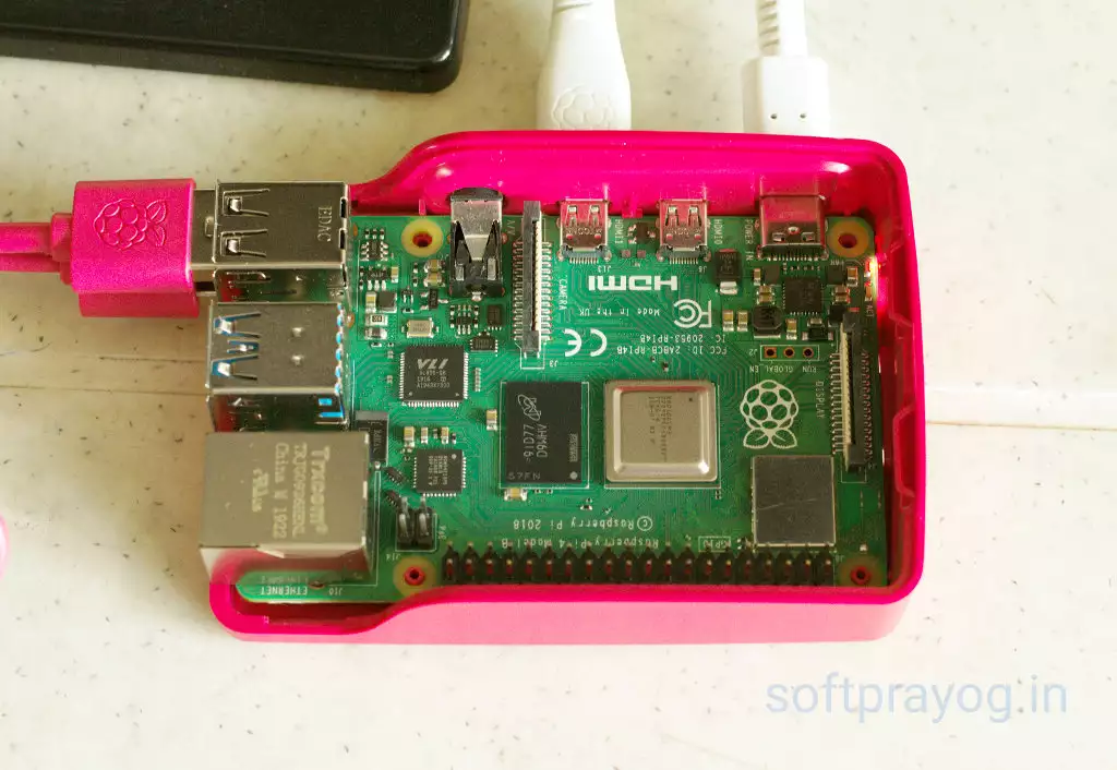 Connecting Raspberry Pi 4 connected to a TV