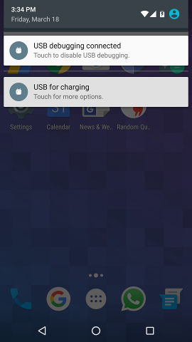 USB Notifications