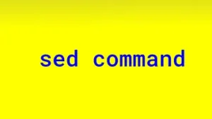 Read more about the article sed command in Linux